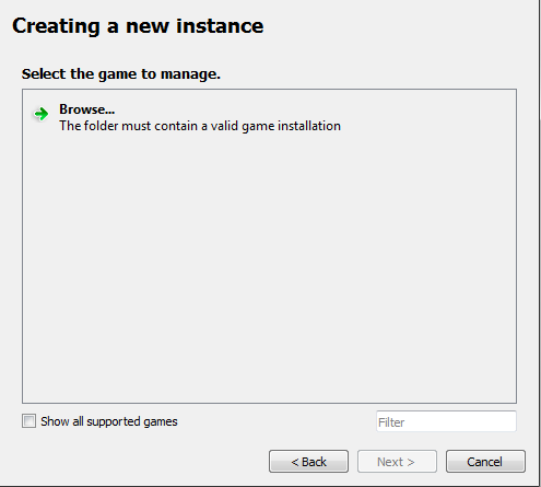 Creating a new instance centered