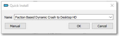 Quick Install centered