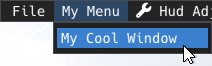 ImGui Menu Bar