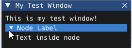ImGui TreeNodes